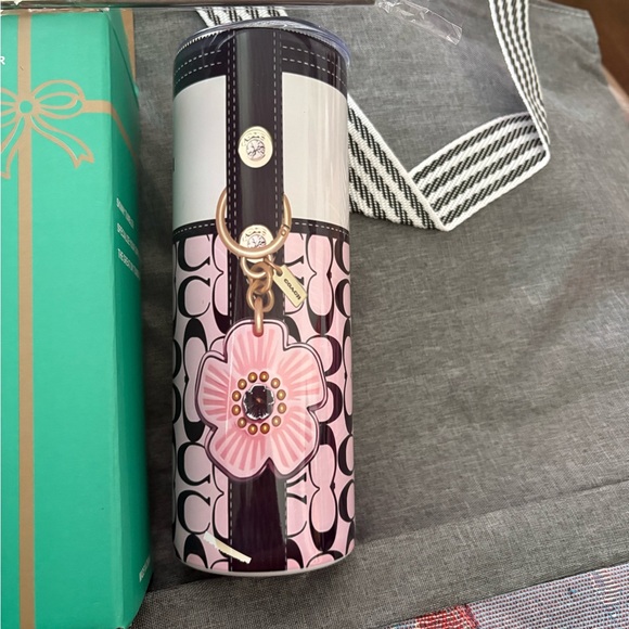 Betty Boop Pink and Black Graphic Skinny Tumbler - Picture 2 of 5